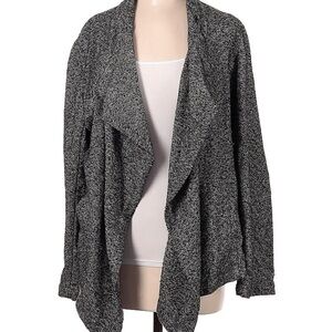 Eileen Fisher Marled Open Cardigan size M